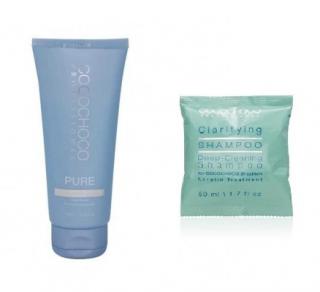 Zestaw Cocochoco Pure Keratin 100ml keratyna do włosów blond + Cocochoco Clarifying Shampoooczyszczający szampon 50ml