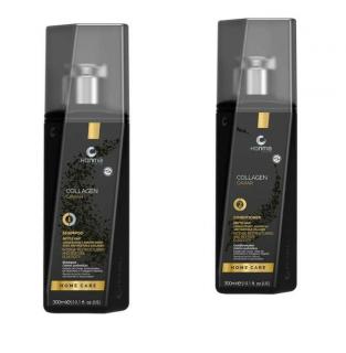 Zestaw Honma Tokyo Collagen Caviar szampon + odżywka odbudowująca włosy z kawiorem i kolagenem roślinnym 300ml