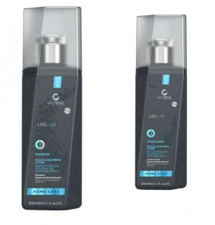 Zestaw Honma Tokyo Liss Lab szampon + odżywka przedłużająca efekt prostowania włosów, botoksu 300ml
