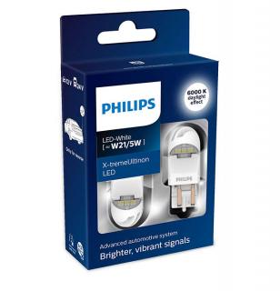 OUTLET PHILIPS LED W21/5W WHITE 6000K X-tremeUltinon 2szt 11066XUWX2