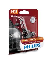 Philips H11 X-treme Vision G-force 130% 10G 55W 12362XVGB1