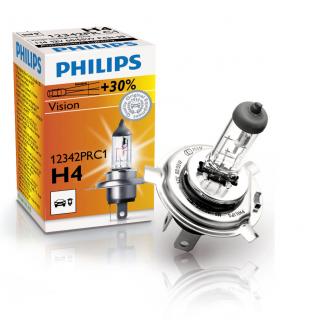PHILIPS H4 VISION 12V 60/55W +30% nr. kat.12342PRC1