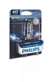 Philips H7 RACING VISION GT200 ŻARÓWKA 200% WIĘCEJ ŚWIATŁA nr. kat.12972RGTB1