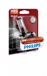 Philips HB3 X-treme Vision G-force 130% 10G 60W 9005XVGB1
