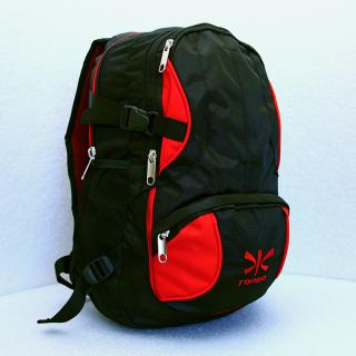plecak TONBO czarno-czerwony 30L