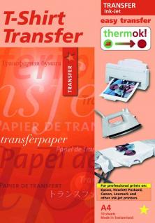 Naprasowanki Papier transferowy Star Coating TIJ 2000 na jasne tkaniny 10ark A4