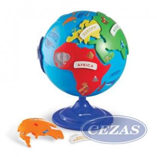 GLOBUS DLA DZIECI - PUZZLE 3D GLOBUS DLA DZIECI - PUZZLE ler7735