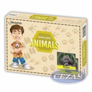 GRA - MEMORY GAME - ANIMALS (ZAB085) MEMORY GAME ANIMALS(z pudełkiem)REGIPIO/5903111818050/POL (ZAB085)