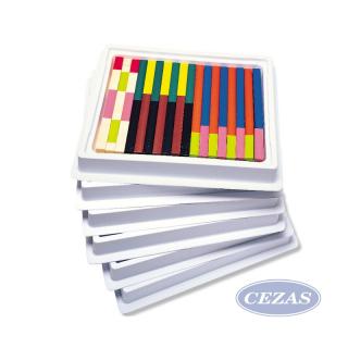 KLOCKI CUISENAIRE /GŁADKIE /LICZBY W KOLORACH - ZESTAW KLASOWY /6X74 ELEM. KLOCKI CUISENAIRE/GŁADKIE/LICZBY W KOLORACH 155 ELEM  LER 7502