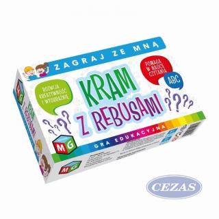 KRAM Z REBUSAMI - GRA EDUKACYJNA (ZAB452) KRAM Z REBUSAMI (ZAB452)