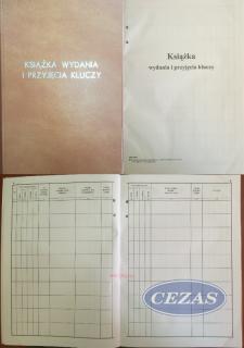 KSIĄŻKA ZDAWCZO-ODBIORCZA KLUCZY (GRA129) KSIĄŻKA ZDAWCZO-ODBIORCZA KLUCZY (GRA129)