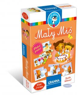 MAŁY MIŚ - PUZZLE DLA NAJMŁODSZYCH (ZAB393) MAŁY MIŚ - GRA DLA NAJMŁODSZYCH (ZAB393)