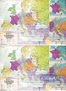 MAPA EUROPA W LATACH 1789-1814 /PŁÓTNO/9289 (HIS139) MAPA EUROPA W LATACH 1789-1814 /PŁÓTNO/9289 (HIS139)