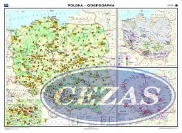 MAPA POLSKA GOSPODARKA (ROLNICTWO/PRZEMYSŁ) (GMA028) MAPA POLSKA GOSPODARKA (ROLNICTWO/PRZEMYSŁ) (GMA028)