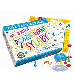 POSZUKIWANE SYLABY - GRA EDUKACYJNA (ZAB596) POSZUKIWANE SYLABY (ZAB596)