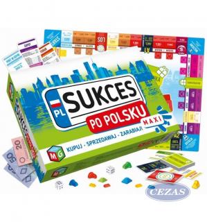 SUKCES PO POLSKU MAXI - GRA PLANSZOWA (ZAB614) SUKCES PO POLSKU MAXI (ZAB614)