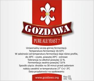 Drożdże górnej fermentacji Gozdawa Pure Ale Yeast 7 (PAY7)