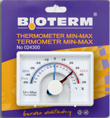 Termometr MIN-MAX -50 do +50
