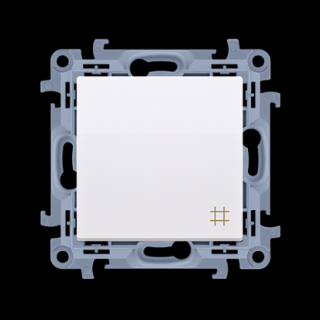 SIMON 10 WŁĄCZNIK KRZYŻOWY BIAŁY CW7.01/11 BIAŁY