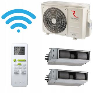 Klimatyzator kanałowy Rotenso 2:1 Nevo 2,6kW WiFi