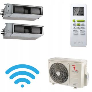 Klimatyzator kanałowy Rotenso 2:1 Nevo 3,5kW WiFi