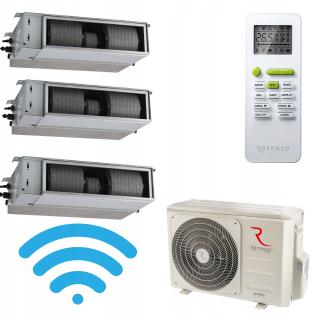 Klimatyzator kanałowy Rotenso 3:1 Nevo 2,6kW WiFi
