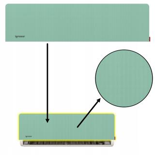 Panel ozdobny MINT do Rotenso Versu Cloth Mięta