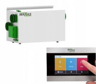 Rekuperator Wanas 250H + sterownik z montażem