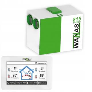 Rekuperator Wanas 815H Hi-Tech z montażem