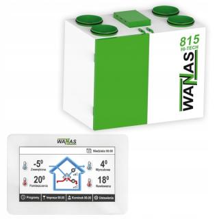 Rekuperator Wanas 815V Hi-Tech z montażem