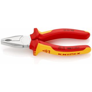 Kombinerki Izolowane Szczczypce Uniwersalne KNIPEX 03 06 160