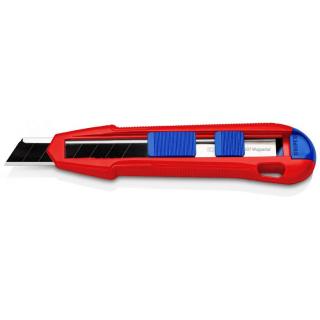 Nóż z odłamywanym ostrzem 18mm  CutiX  KNIPEX 90 10 165 BK