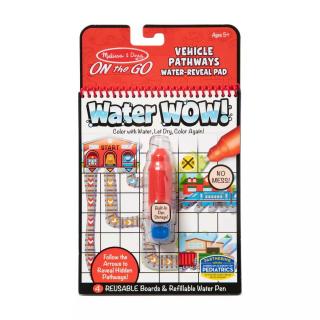 Water Wow! Wodna Kolorowanka-gra Ścieżki Pojazdów, MelissaDoug