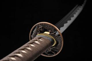MIECZ SAMURAJSKI KATANA JAPOŃSKA DO TRENINGU STAL 1060 KOD + STOJAK BL-8