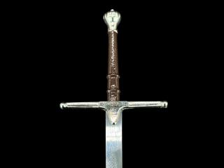 NOŻYK DO LISTÓW MINIATURKA HISTORYCZNY MIECZ SZKOCKICH GÓRALI CLAYMORE (14)