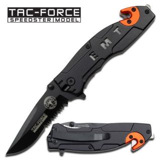 TAKTYCZNY Nóż RATOWNICZY TAC-FORCE TF-525EM