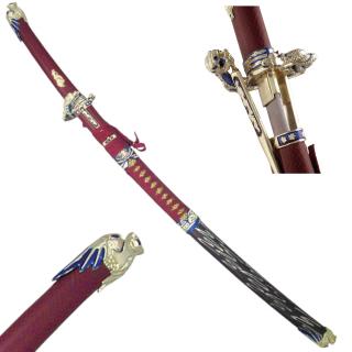 Wspaniała smocza katana z pochwą 109cm + STOJAK C-85R