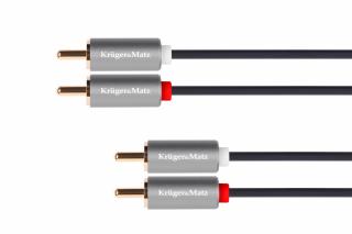 Kabel 2RCA-2RCA 1.8m KrugerMatz Basic