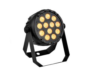 Kompaktowy reflektor z 12 x 5 W 4w1 QCL RGB/WW LED i sterowaniem DMX