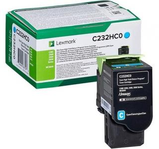 Toner C232HC0 Lexmark C2325/2425/2535 MC2425/2535/2640 cyan 2,3k