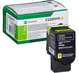 Toner C232HY0 Lexmark C2325/2425/2535 MC2425/2535/2640 żółty 2,3k