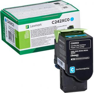 Toner C242XC0 Lexmark C2425/2535 MC2425/2535/2640 cyan 3,5k