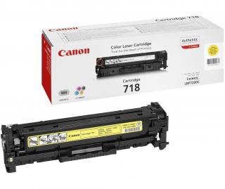 Toner Canon LBP 7200 7660, MF 8330 8350 żółty 718 2,9k