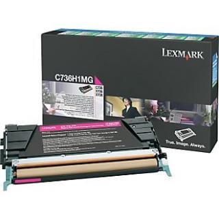 Toner Lexmark C736 X736de X738 magenta C736H1MG 10k