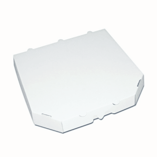 Pudełko na pizza białe 60x60x3,5 ścięte rogi op.100szt.