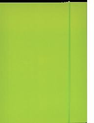 Teczka Lakier format A4 na gumkę op. 10szt. jasno zielona