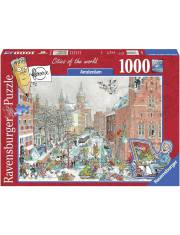 Puzzle 1000 elementów Amsterdam zimą >> SZYBKA WYSYŁKA!