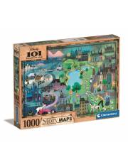 Puzzle 1000 elementów Story Maps 101 Dalmatynczyków >> SZYBKA WYSYŁKA!