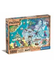 Puzzle 1000 elementów Story Maps Kraina Lodu >> SZYBKA WYSYŁKA!