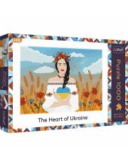 Puzzle 1000 elementów The Heart of Ukraine >> SZYBKA WYSYŁKA!